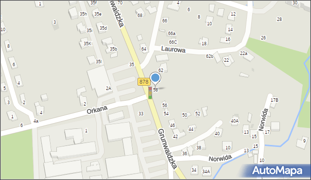 Tyczyn, Grunwaldzka, 58, mapa Tyczyn