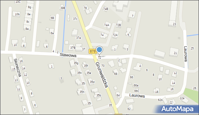 Tyczyn, Grunwaldzka, 72, mapa Tyczyn