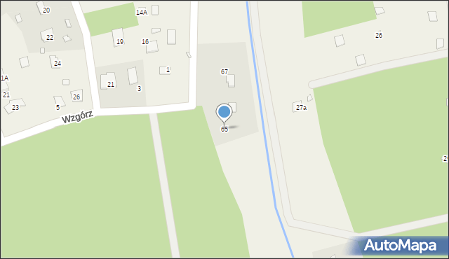 Ustanów, Graniczna, 65, mapa Ustanów