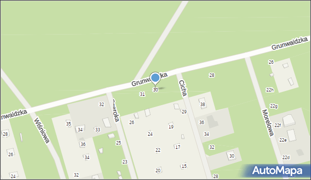 Ustronie, Grunwaldzka, 30, mapa Ustronie