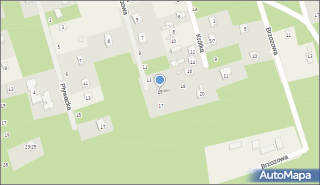 Ustronie, Grzybowa, 15, mapa Ustronie