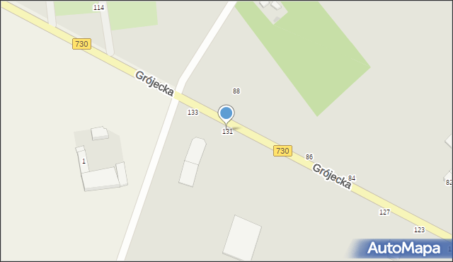 Warka, Grójecka, 131, mapa Warka