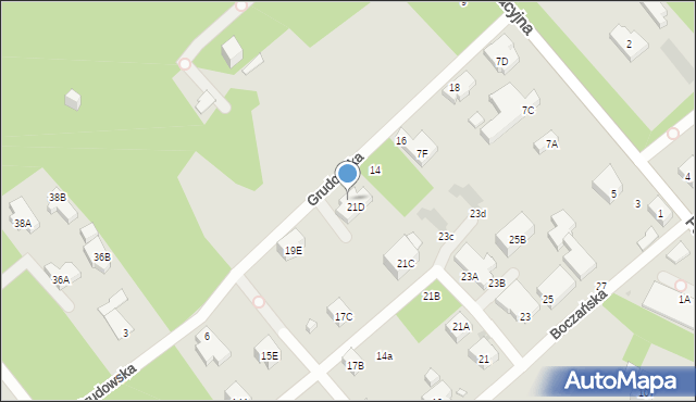 Warszawa, Grudowska, 12, mapa Warszawy