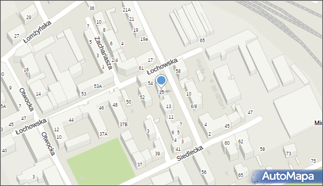 Warszawa, Grajewska, 15, mapa Warszawy