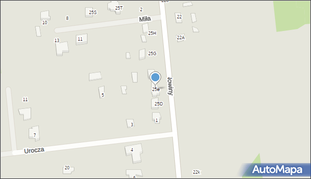 Węgrów, Grudzie III, 25e, mapa Węgrów