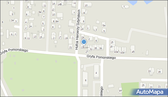 Wejherowo, Gryfa Pomorskiego, 25, mapa Wejherowo