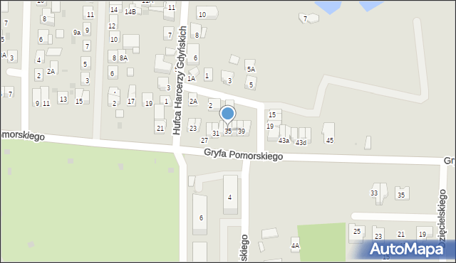 Wejherowo, Gryfa Pomorskiego, 35, mapa Wejherowo