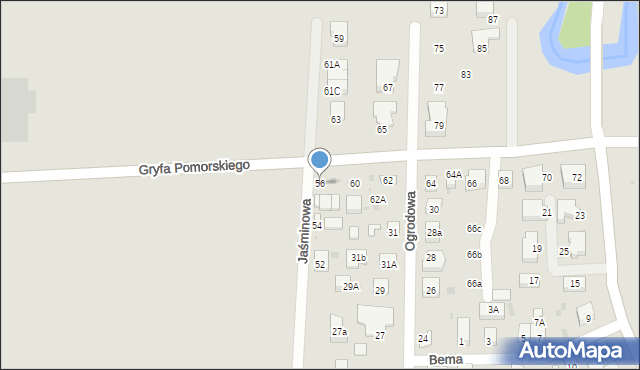 Wejherowo, Gryfa Pomorskiego, 56, mapa Wejherowo