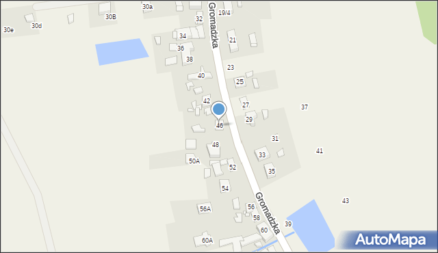 Więckowice, Gromadzka, 46, mapa Więckowice