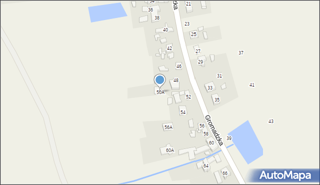 Więckowice, Gromadzka, 50A, mapa Więckowice