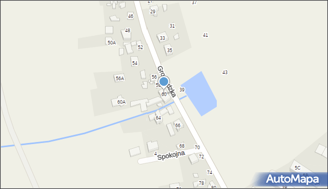 Więckowice, Gromadzka, 60, mapa Więckowice