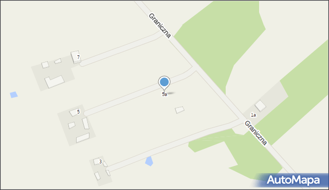 Wielgolas, Graniczna, 5a, mapa Wielgolas