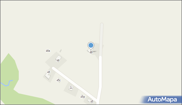 Wieprz, Graniczna, 49, mapa Wieprz