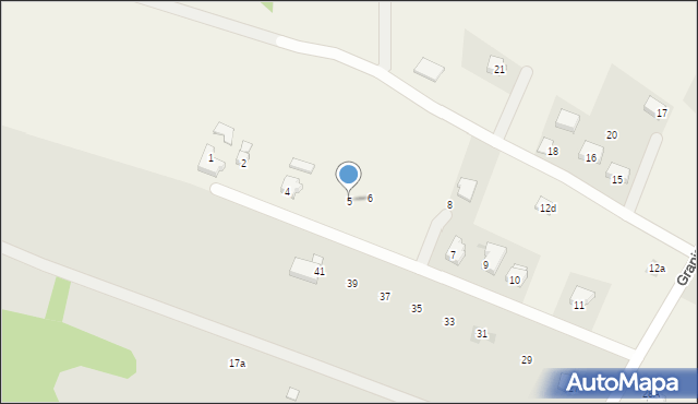 Wieprz, Graniczna, 5, mapa Wieprz