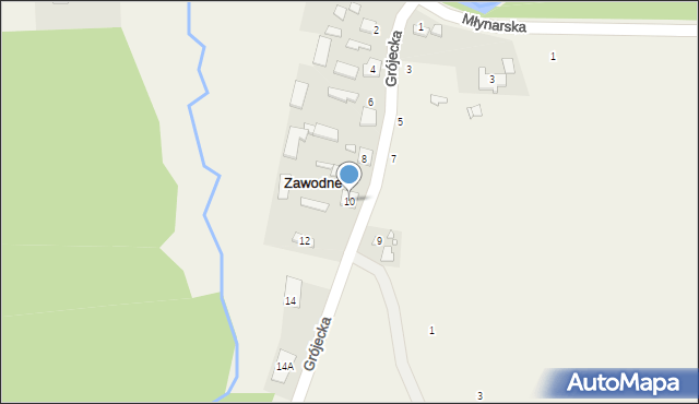 Wilcza Wólka, Grójecka, 10, mapa Wilcza Wólka