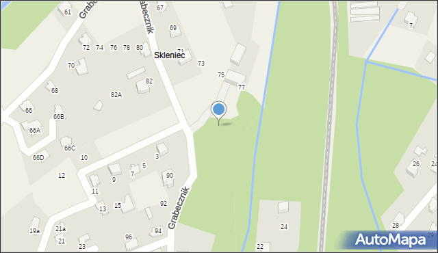 Wilkowice, Grabecznik, 79, mapa Wilkowice