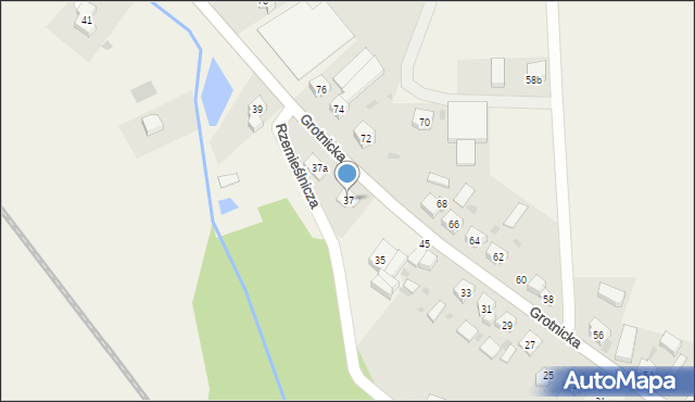 Włoszakowice, Grotnicka, 37, mapa Włoszakowice
