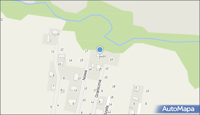 Wola Filipowska, Graniczna, 96, mapa Wola Filipowska