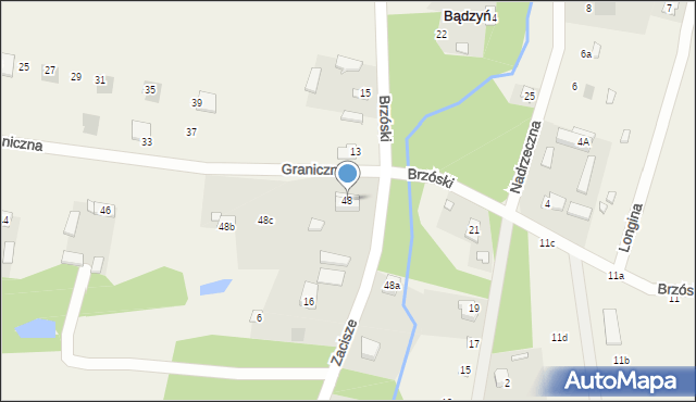 Wola Kazubowa, Graniczna, 48, mapa Wola Kazubowa