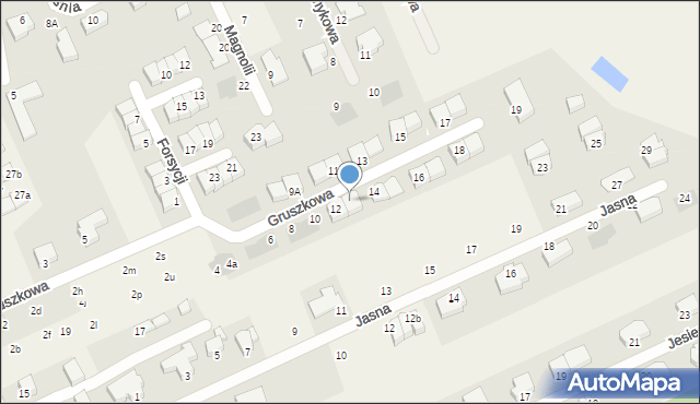 Wołczkowo, Gruszkowa, 12A, mapa Wołczkowo