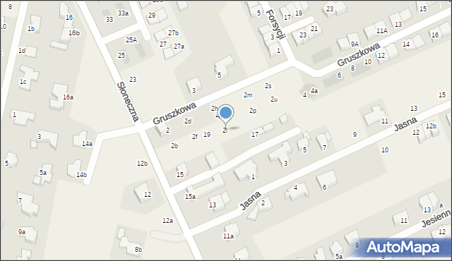 Wołczkowo, Gruszkowa, 2l, mapa Wołczkowo