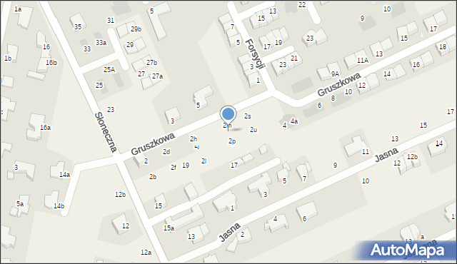 Wołczkowo, Gruszkowa, 2n, mapa Wołczkowo