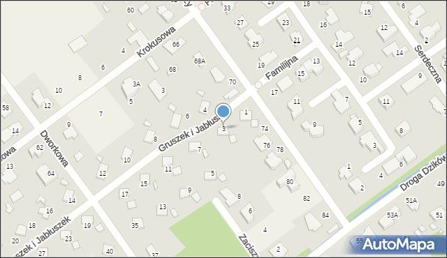 Wólka Kozodawska, Gruszek i Jabłuszek, 3, mapa Wólka Kozodawska