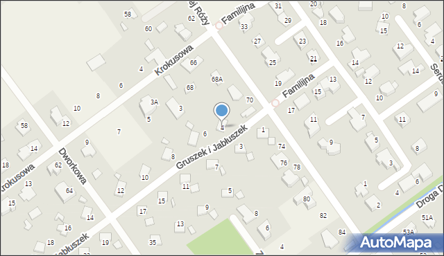 Wólka Kozodawska, Gruszek i Jabłuszek, 4, mapa Wólka Kozodawska