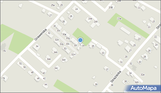 Wrocław, Grawerska, 30n, mapa Wrocławia