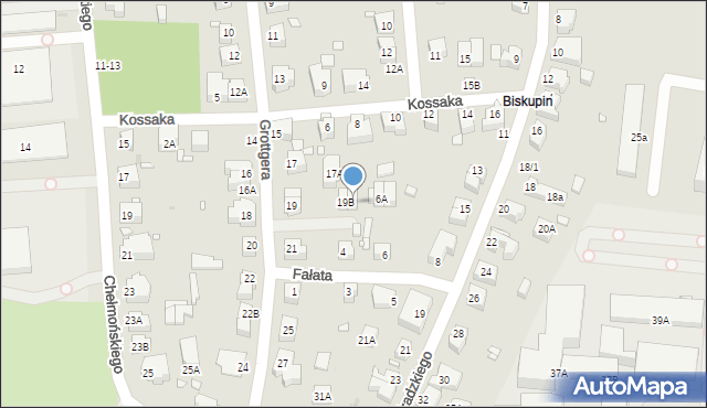 Wrocław, Grottgera Artura, 19C, mapa Wrocławia