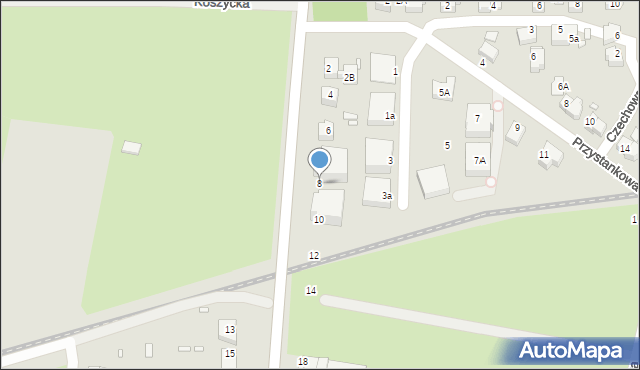 Wrocław, Grota-Roweckiego Stefana, gen., 8, mapa Wrocławia