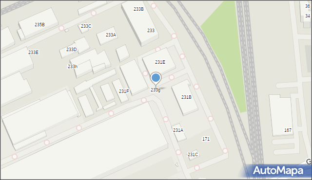 Wrocław, Grabiszyńska, 233g, mapa Wrocławia