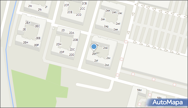 Wrocław, Graniczna, 2bh, mapa Wrocławia