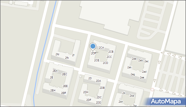Wrocław, Graniczna, 2CF, mapa Wrocławia