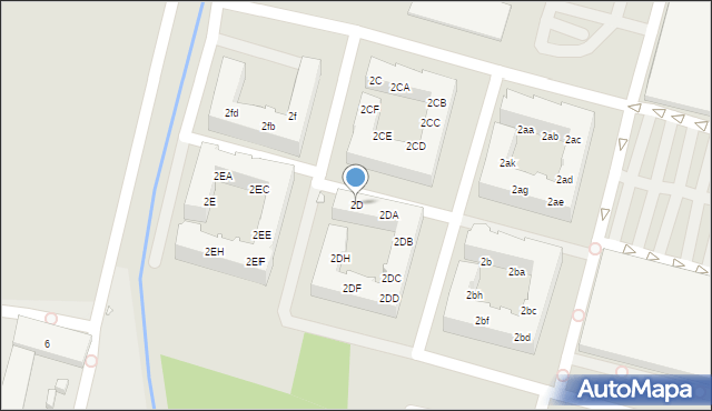 Wrocław, Graniczna, 2D, mapa Wrocławia