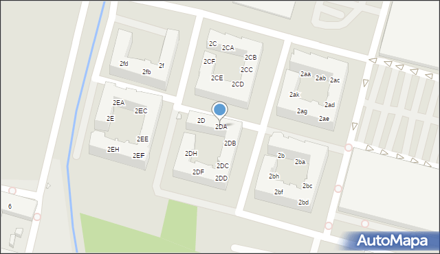 Wrocław, Graniczna, 2DA, mapa Wrocławia