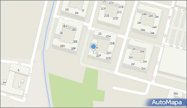 Wrocław, Graniczna, 2DG, mapa Wrocławia