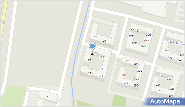 Wrocław, Graniczna, 2EA, mapa Wrocławia