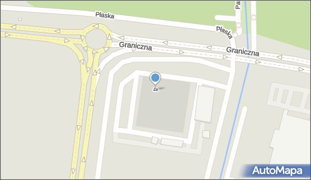 Wrocław, Graniczna, 4a, mapa Wrocławia