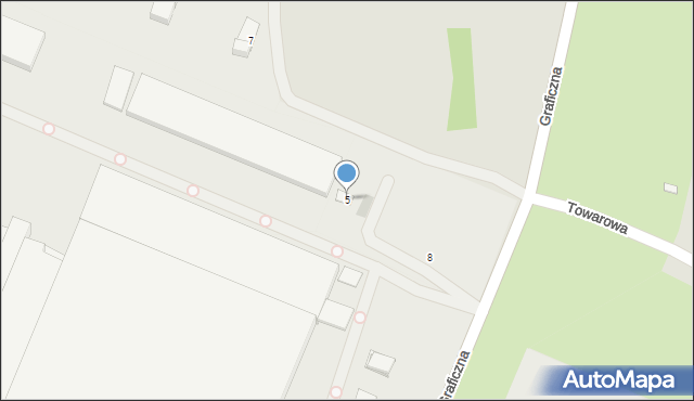 Wyszków, Graficzna, 5, mapa Wyszków