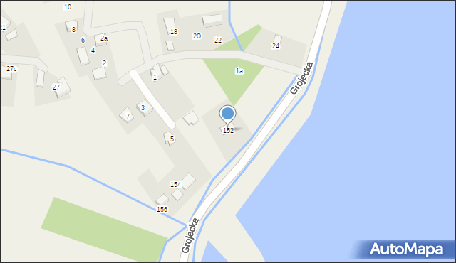 Zaborze, Grojecka, 152, mapa Zaborze