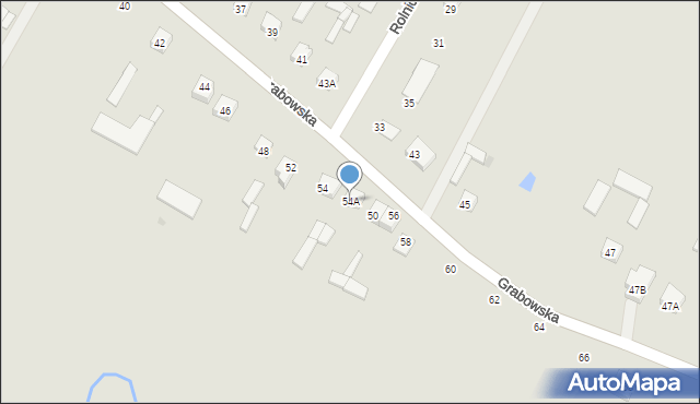 Zambrów, Grabowska, 54A, mapa Zambrów