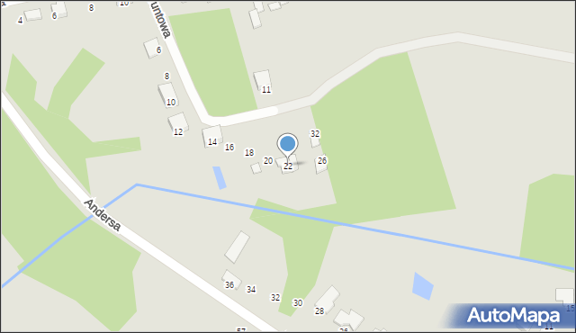 Zawiercie, Gruntowa, 22, mapa Zawiercie