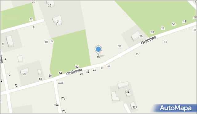 Zbychowo, Grabowa, 60, mapa Zbychowo