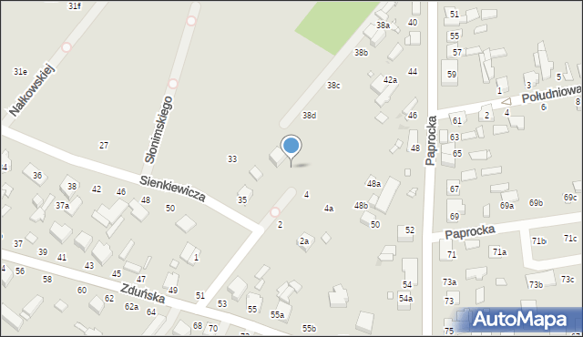 Zduńska Wola, Grochowiaka Stanisława, 3, mapa Zduńska Wola