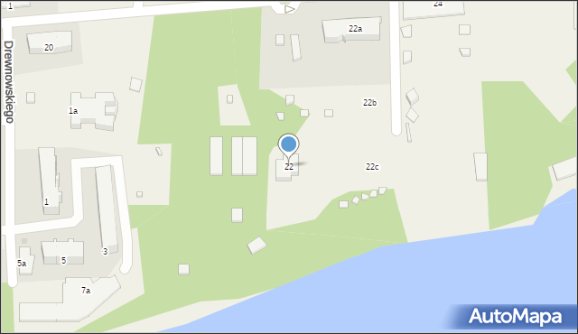 Zegrze, Groszkowskiego Janusza, prof., 22, mapa Zegrze