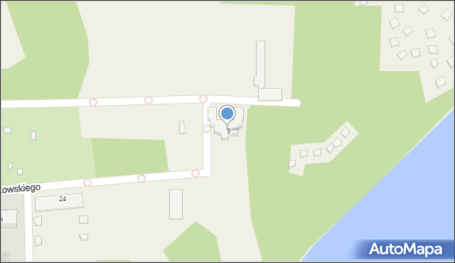 Zegrze, Groszkowskiego Janusza, prof., 3, mapa Zegrze