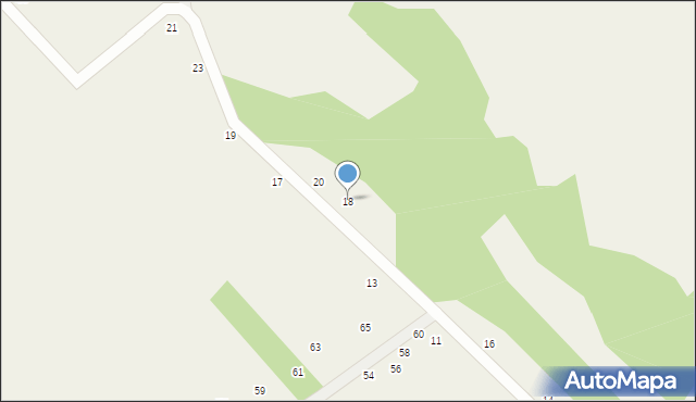 Zelków, Graniczna, 18, mapa Zelków