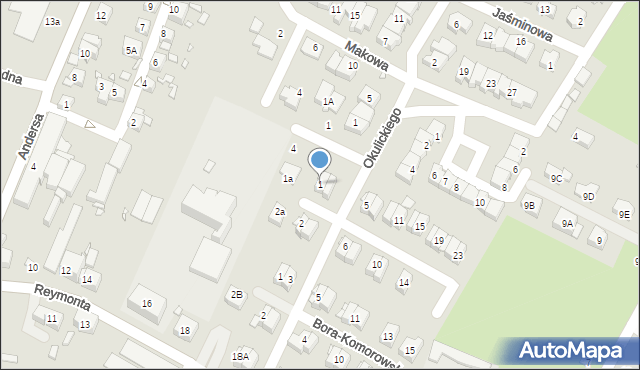 Zgorzelec, Grota-Roweckiego Stefana, gen., 1, mapa Zgorzelec