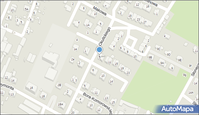 Zgorzelec, Grota-Roweckiego Stefana, gen., 5, mapa Zgorzelec